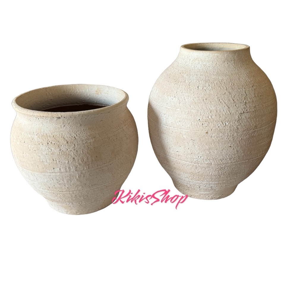 Threshold Ceramic Rustic artisan Planter - Picture 5 of 7